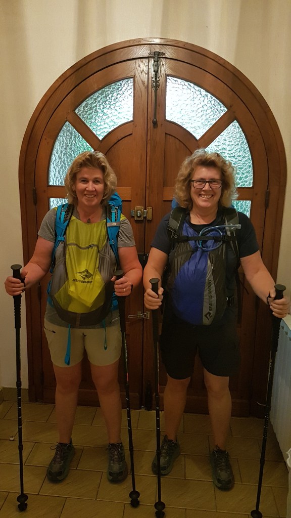 My sister Cathy and I starting out.